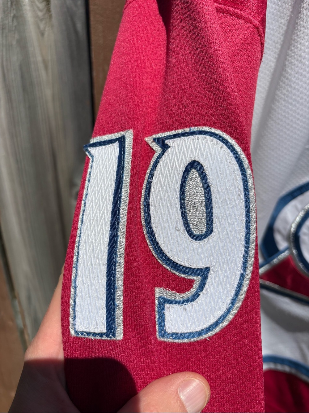 Colorado Avalanche Starter Vintage Hockey Jersey Joe Sakic Sewn XL Jersey - Picture 5 of 12